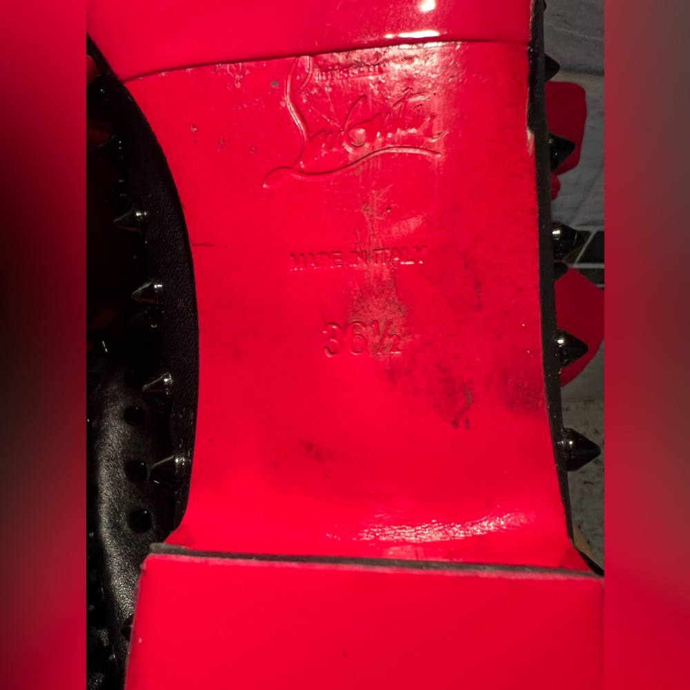 SOLD SOLD SOLD Christian Louboutin London Bridge Flat Nappa Boots - Picture 8 of 16